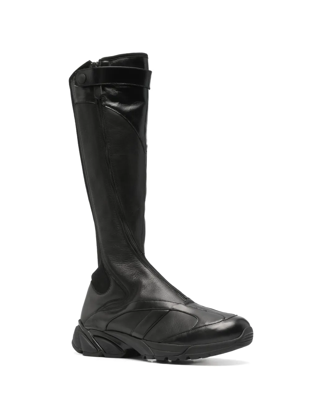 OUR LEGACY panelled zip boots Zwart