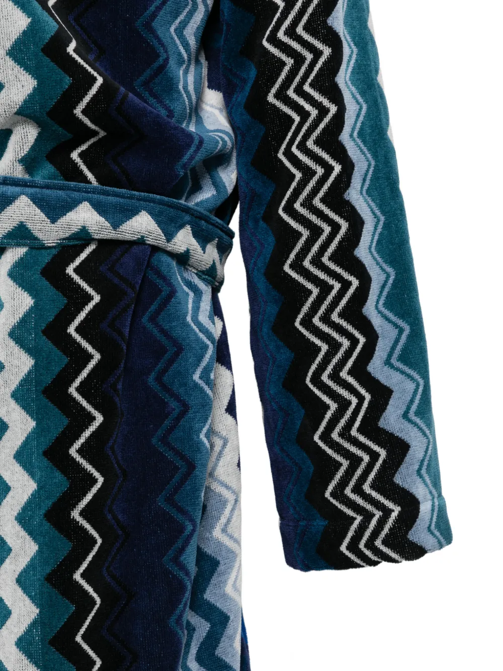  Missoni Home Abito Da Sera Con Stampa A Zigzag - Blu 