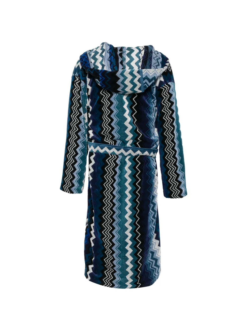  Missoni Home Abito Da Sera Con Stampa A Zigzag - Blu 