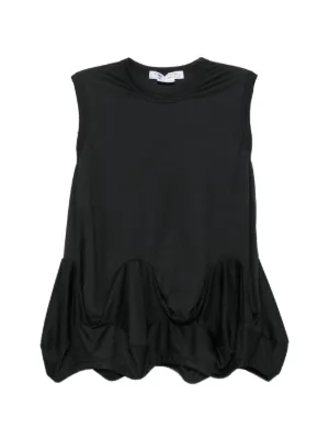 Noir Kei Ninomiya チュールレイヤー トップ | ブラック | FARFETCH JP