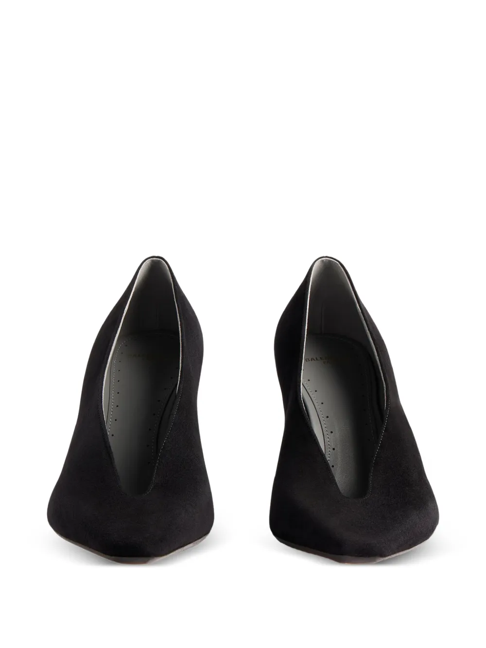 Balenciaga Duchesse pointed-toe leather pumps Zwart