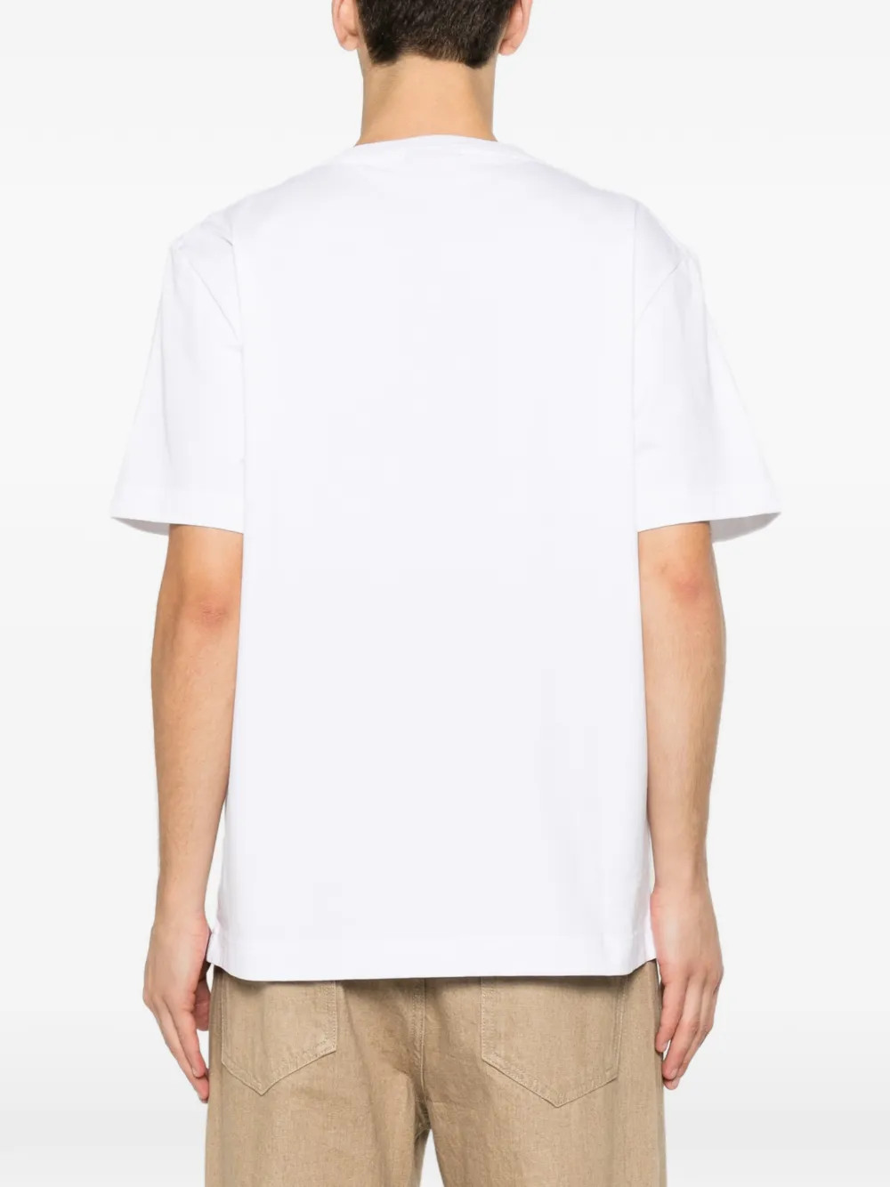 Missoni T-shirt met zigzag-patch Wit