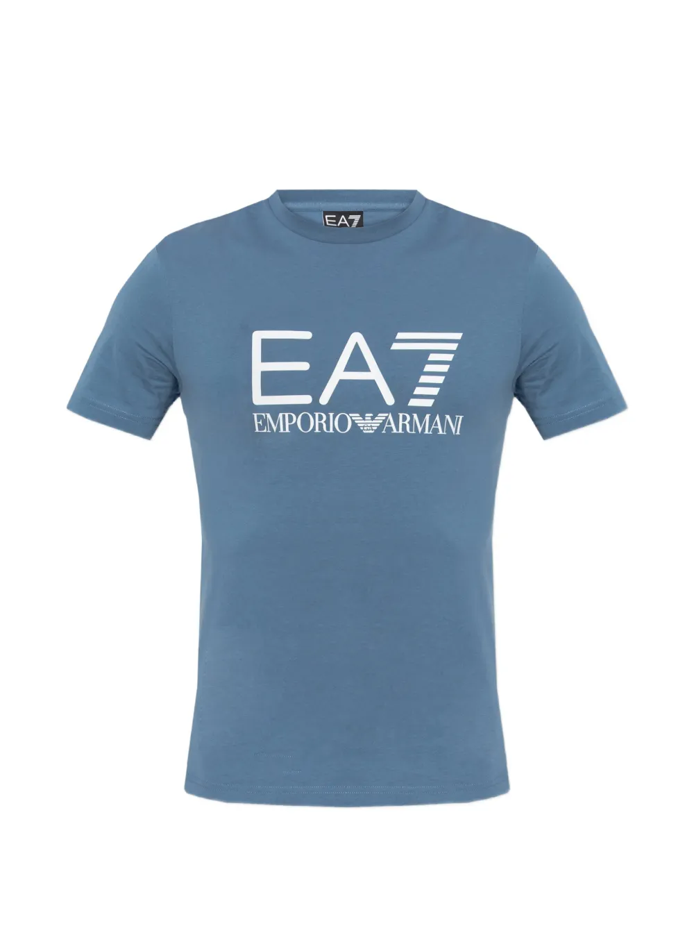 Ea7 Emporio Armani logo-print T-shirt - Blau