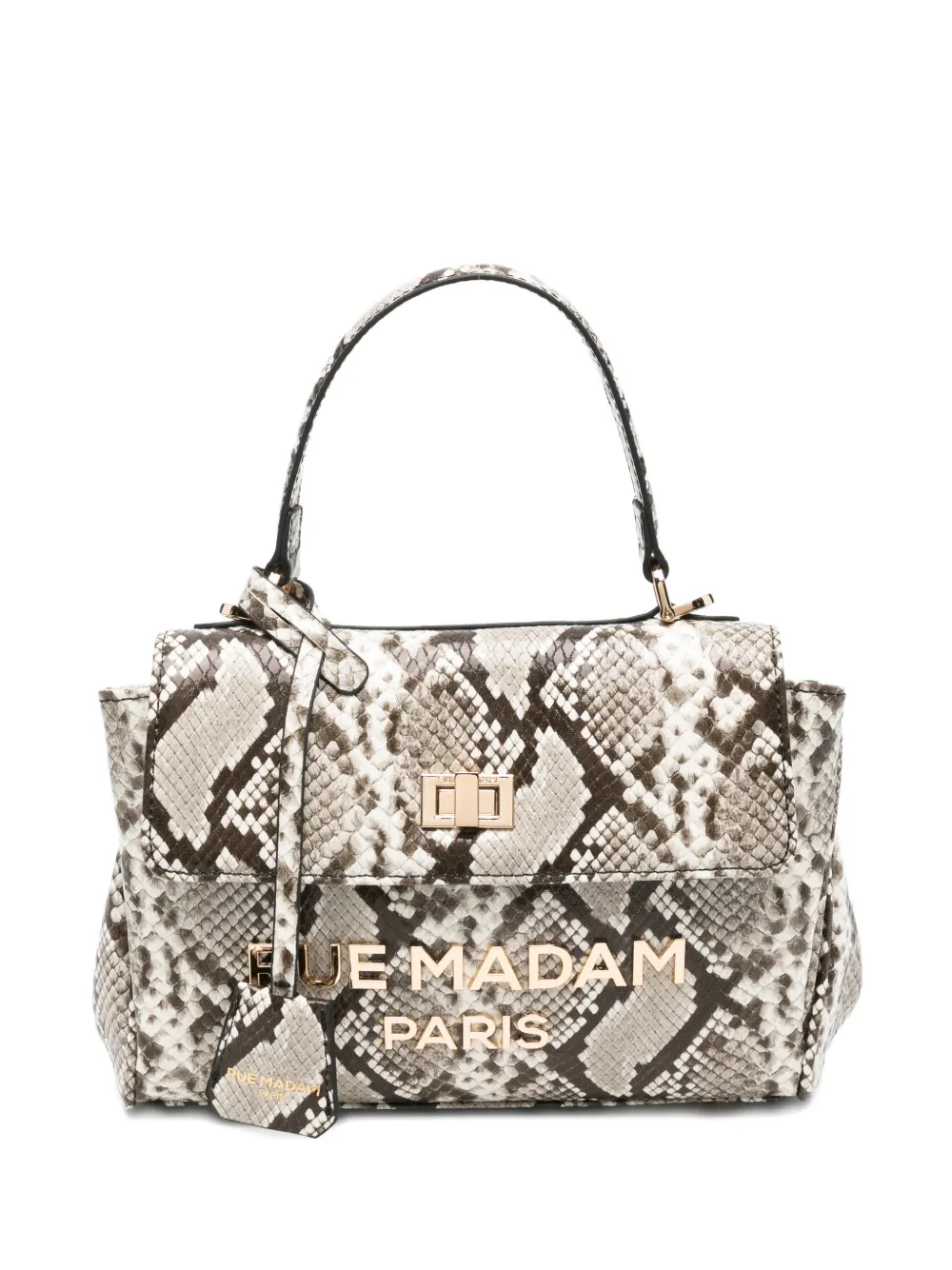RUE MADAM PARIS XS Lesjours Exotique snake-effect tote bag