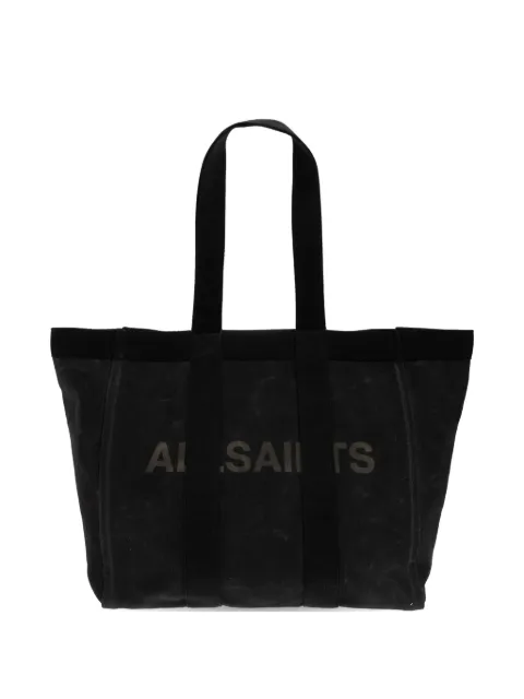 AllSaints Layo logo-print tote bag
