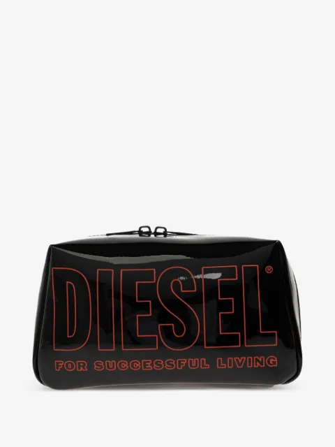 Diesel neceser con logo estampado