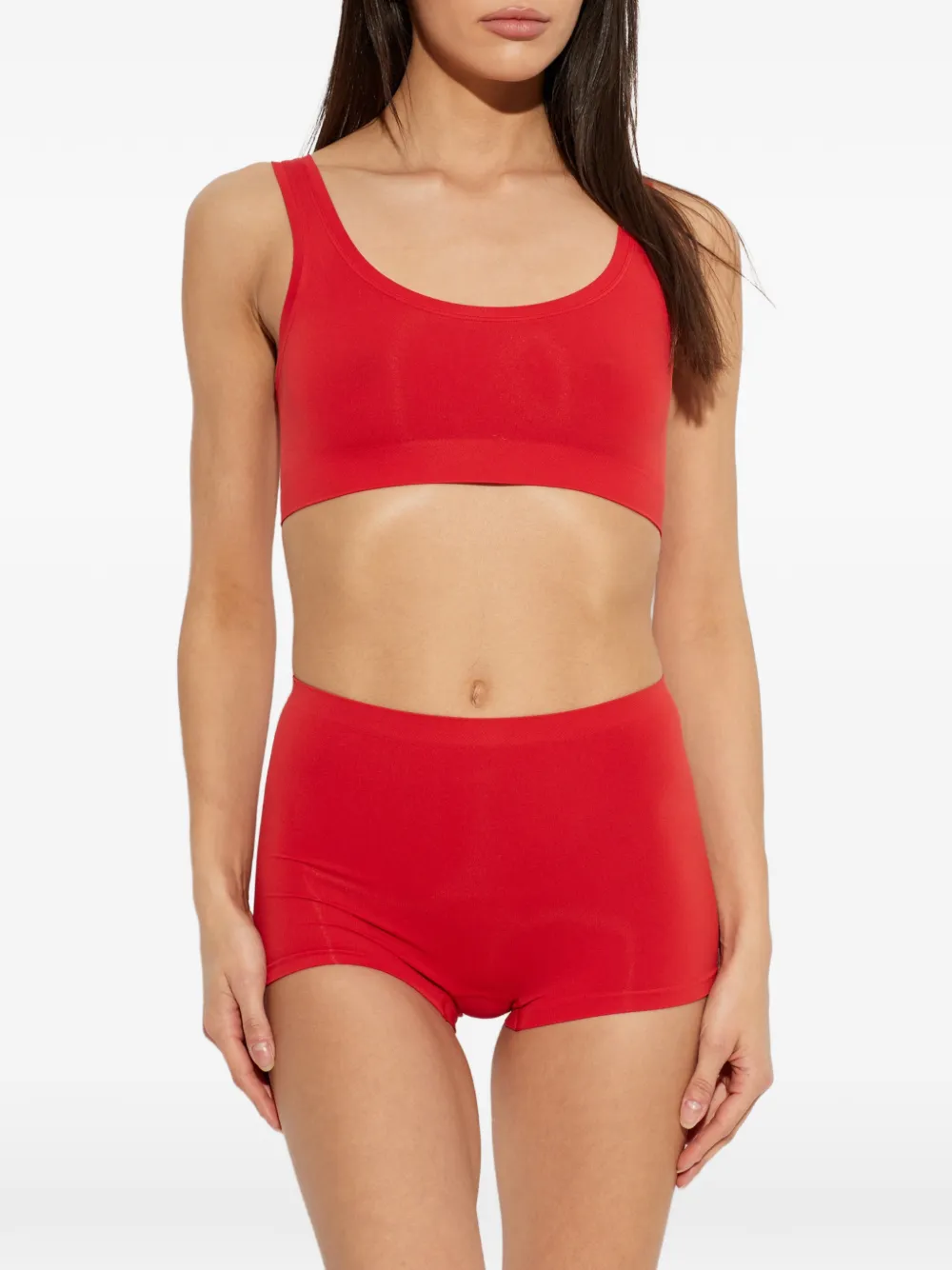 Hanro x ADAM naadloze high-waist boxershorts Rood