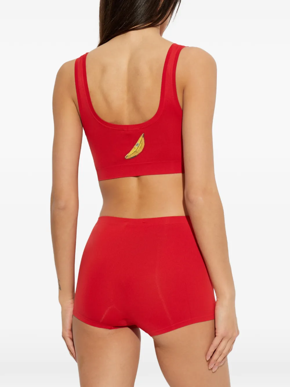 Hanro x ADAM naadloze high-waist boxershorts Rood