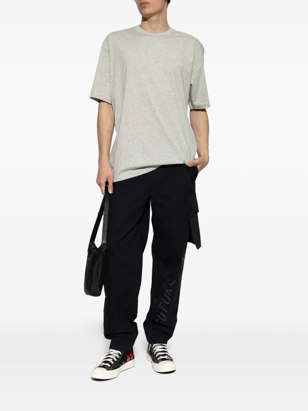 Comme Des Garçons Shirt T-shirt met logoprint Grijs