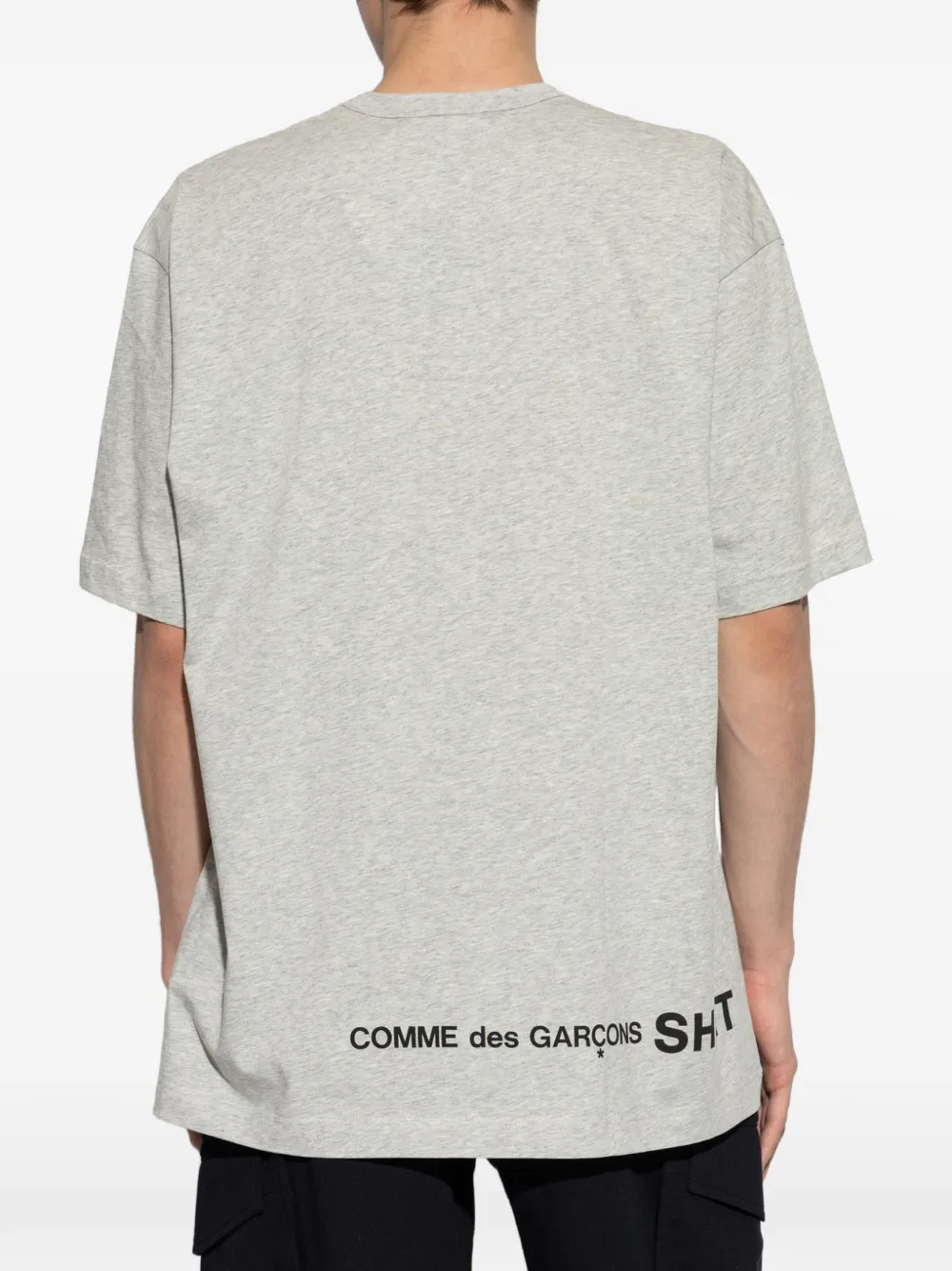 Comme Des Garçons Shirt T-shirt met logoprint Grijs