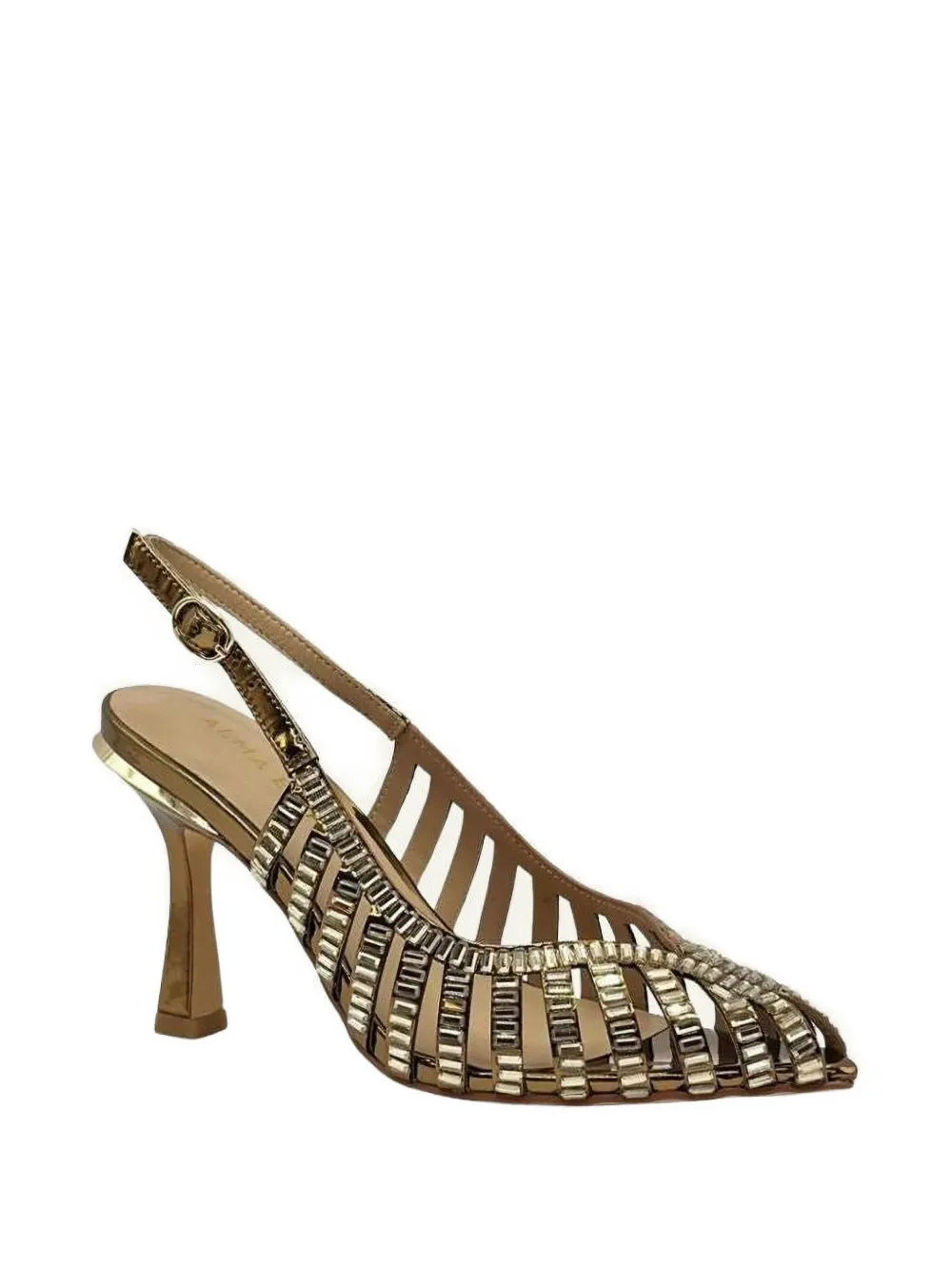 ALMA EN PENA crystal-embellished sandals Goud