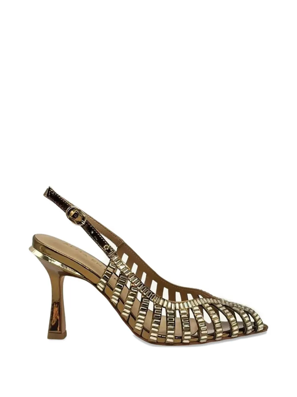 ALMA EN PENA crystal-embellished sandals Goud