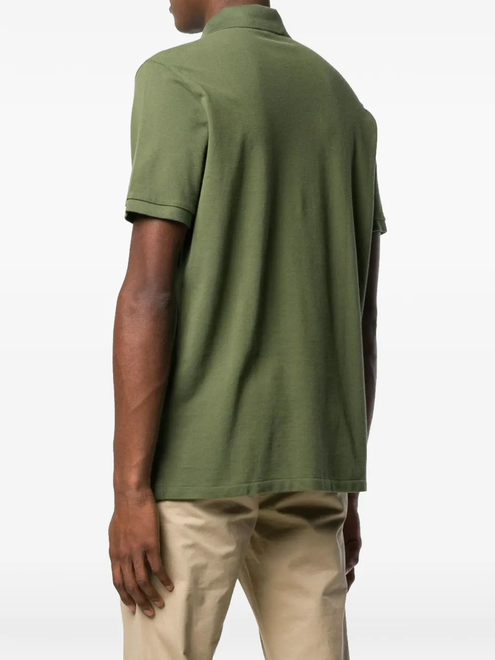 Polo Ralph Lauren Poloshirt met borduurwerk en mesh Groen