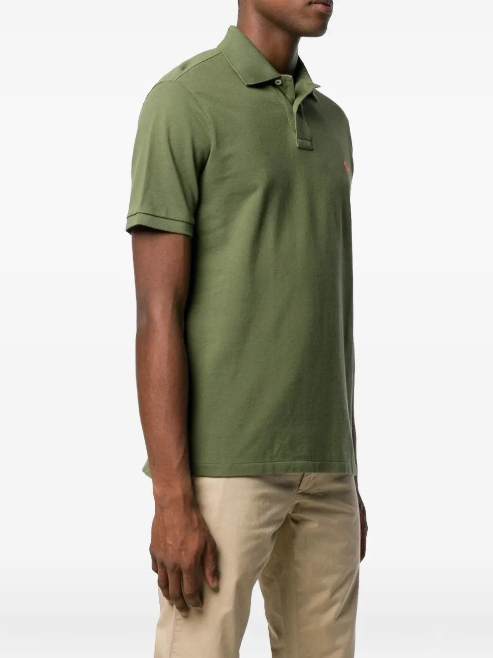 Polo Ralph Lauren Poloshirt met borduurwerk en mesh Groen