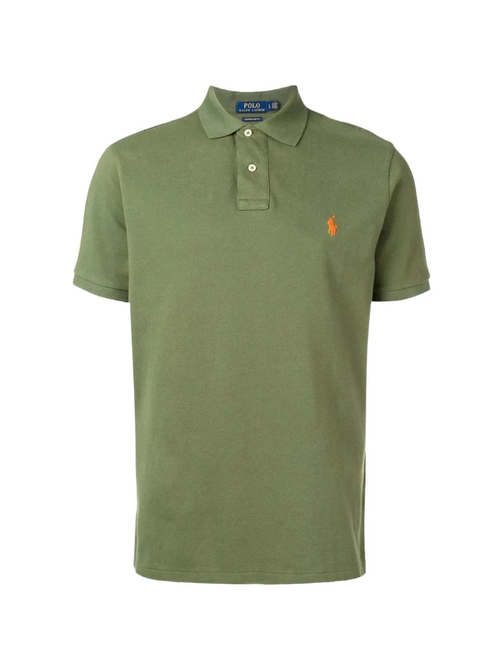 Polo Ralph Lauren logo-embroidered mesh polo shirt - Grün