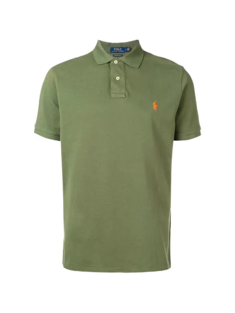 Polo Ralph Lauren playera tipo polo de malla con logo bordado
