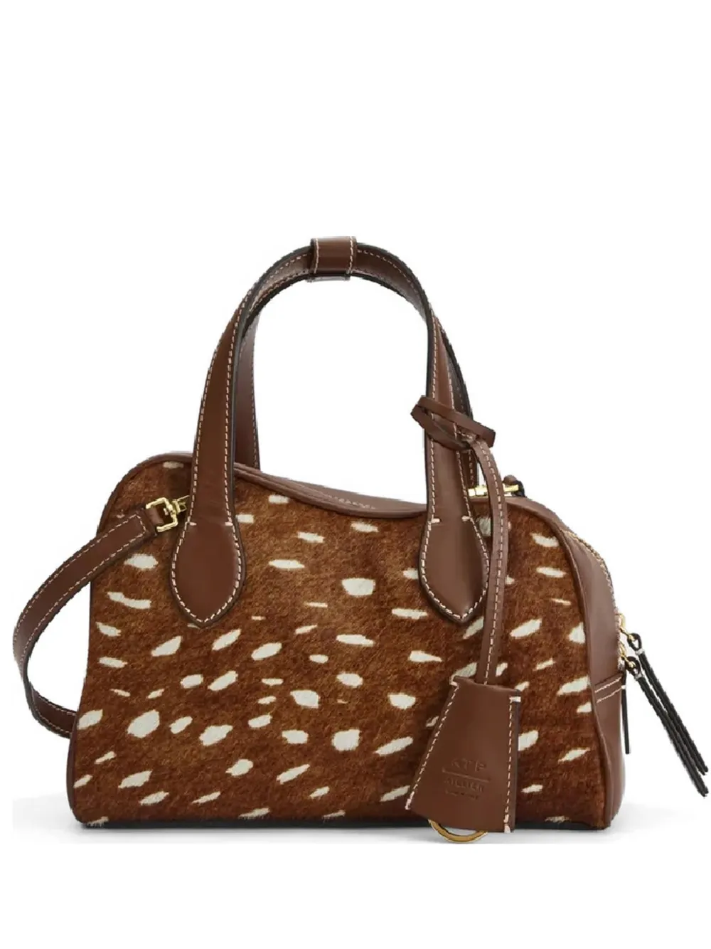 ATP Atelier Ormelle animal-print tote bag - Marrone