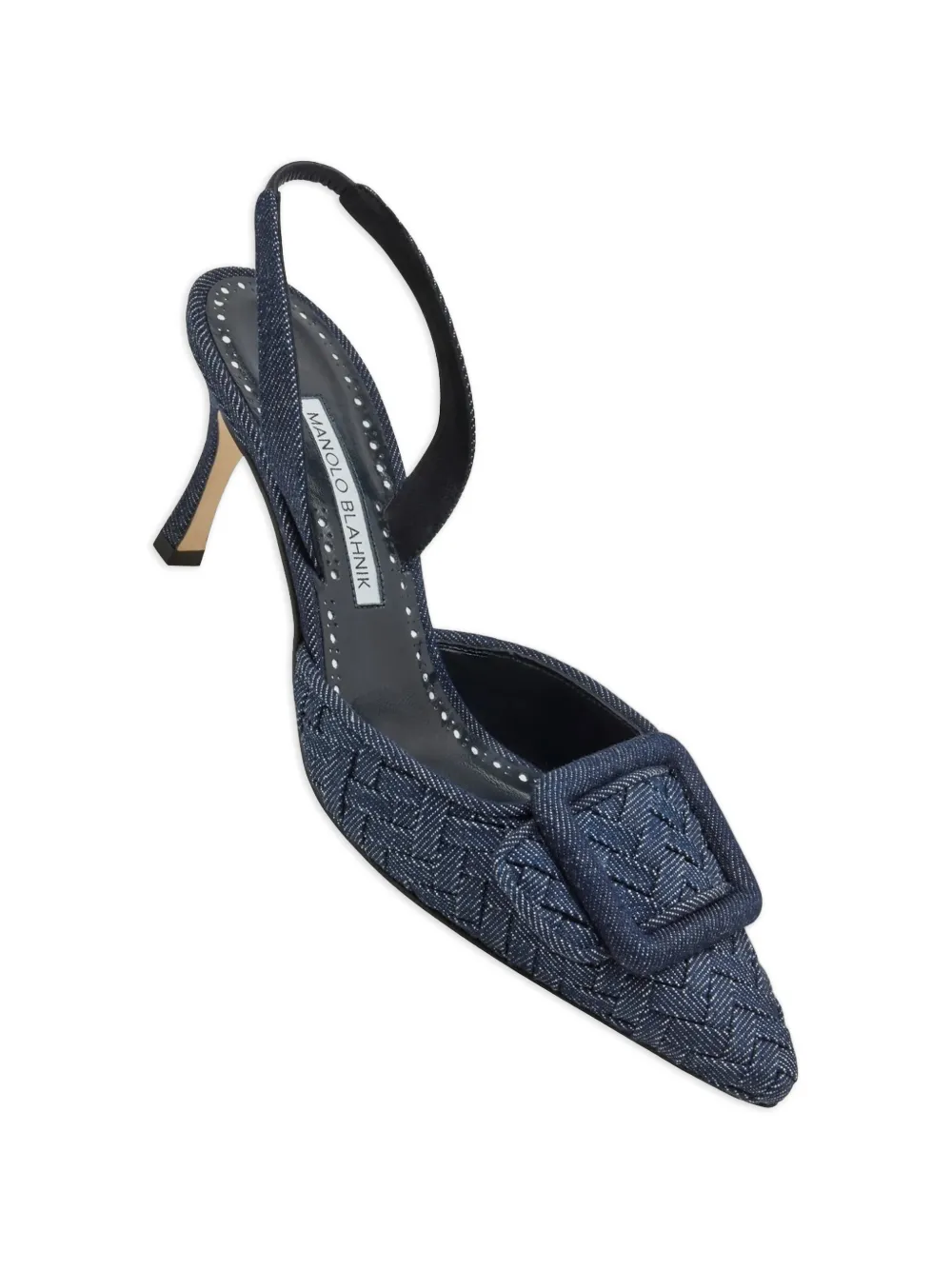Manolo Blahnik Maysli buckle-detail pumps Blauw