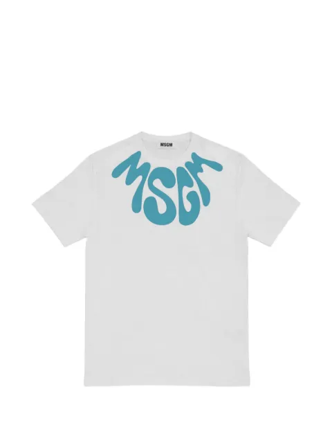 MSGM Kids logo-print cotton T-shirt