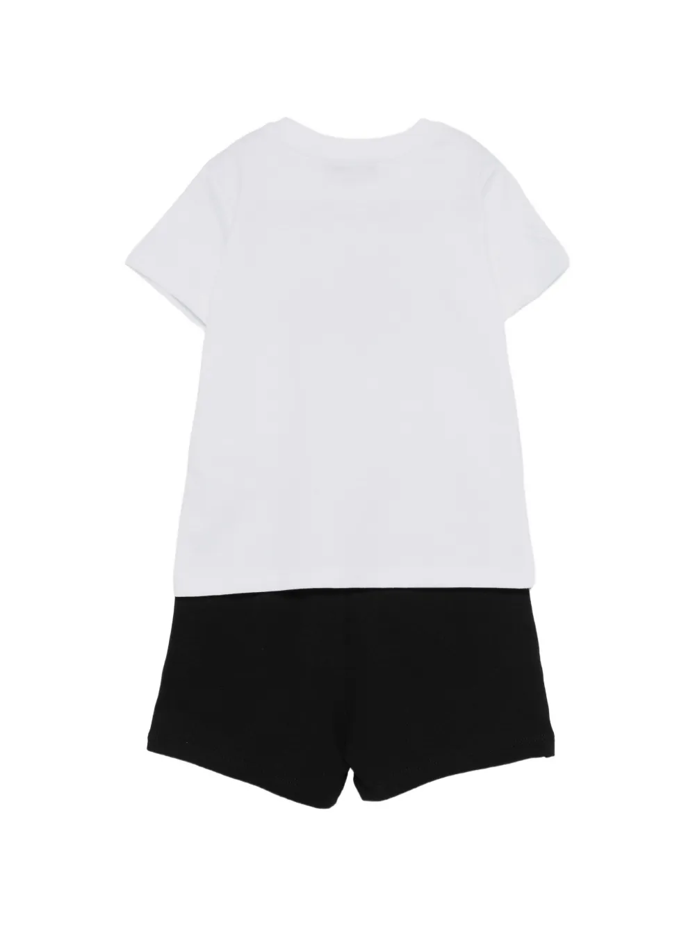 MSGM Kids T-shirt en shorts met logoprint Wit