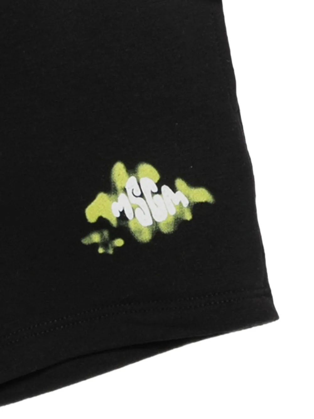 MSGM Kids T-shirt en shorts met logoprint Wit