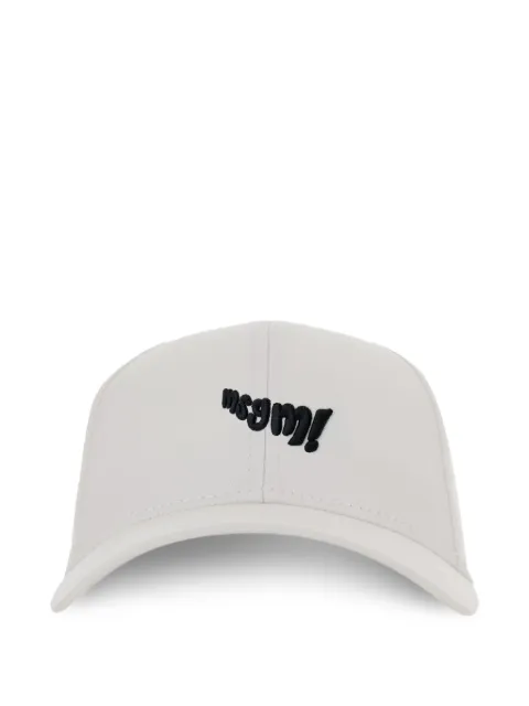 MSGM Kids logo-embroidered baseball cap