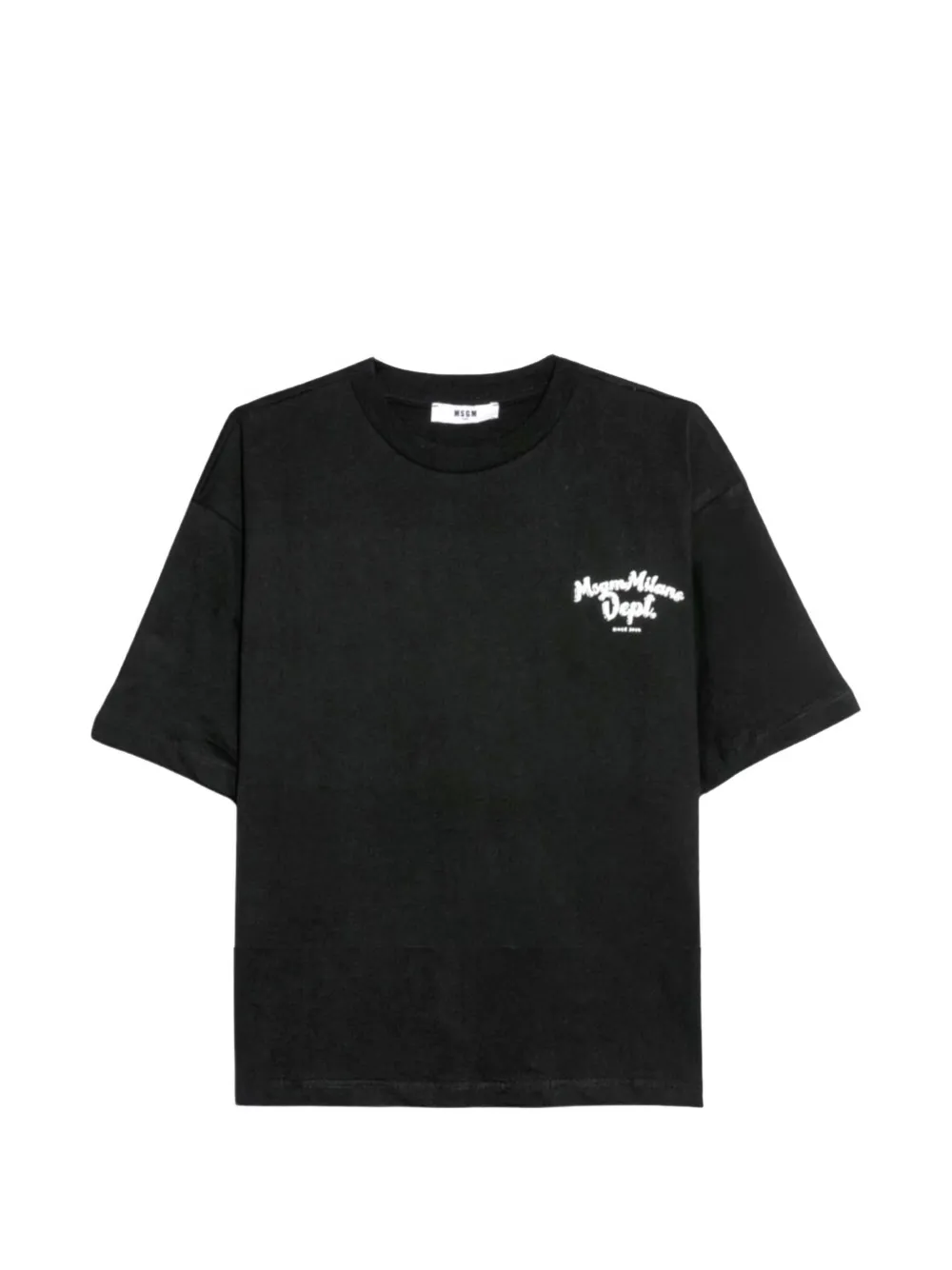 MSGM Kids logo-print cotton T-shirt - Nero