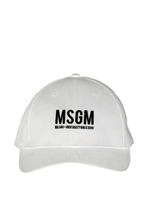 MSGM Kids logo-embroidered baseball cap
