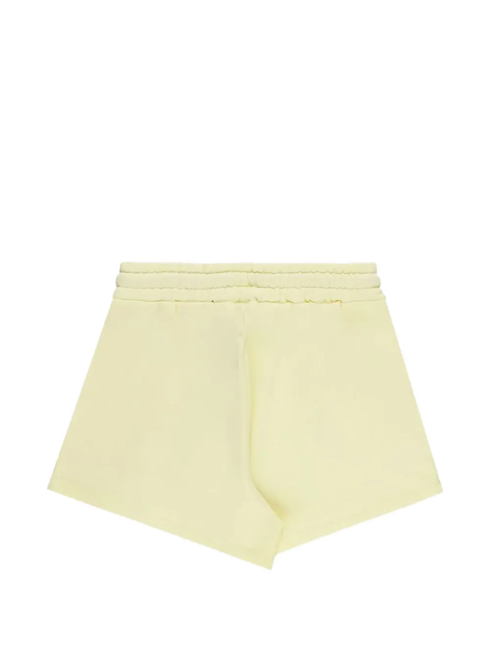 MSGM Kids Shorts met logoprint Geel