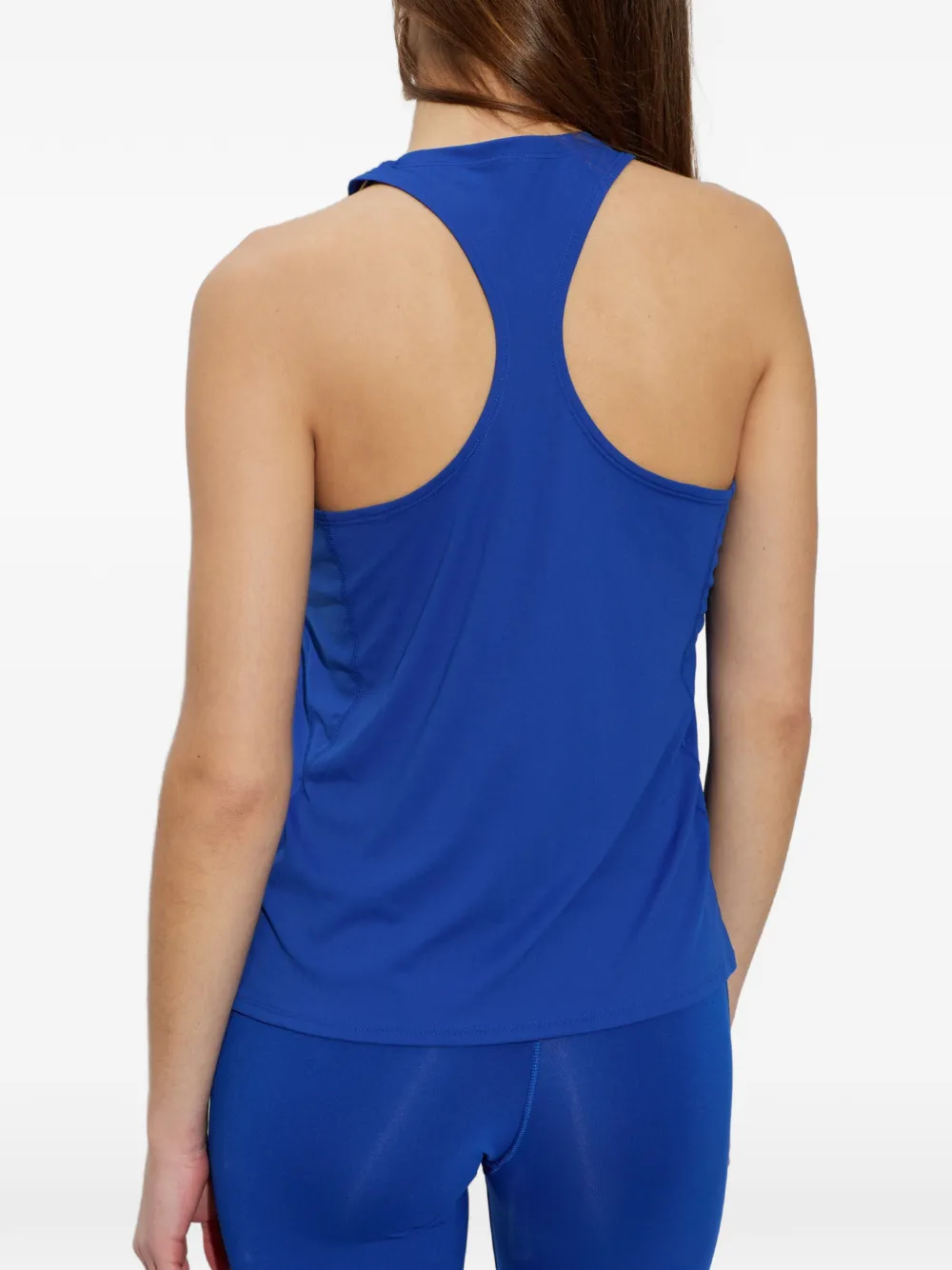 adidas Adizero logoprinten tanktop Blauw