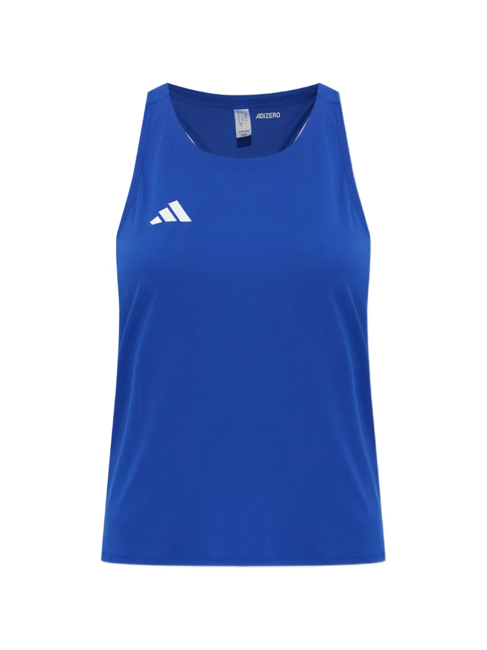 adidas Adizero logo-print tank top - Blu