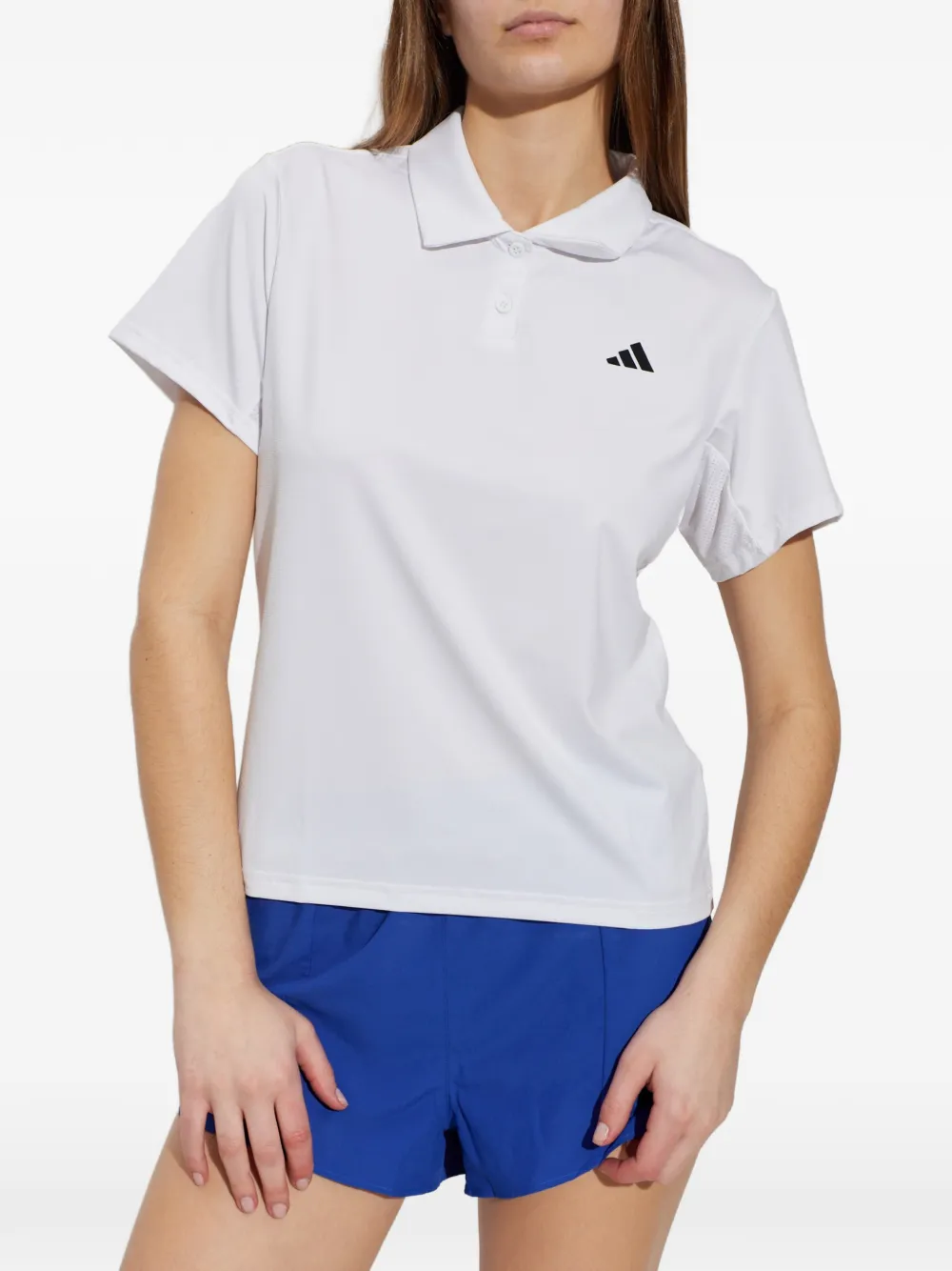 adidas Poloshirt met logoprint Wit