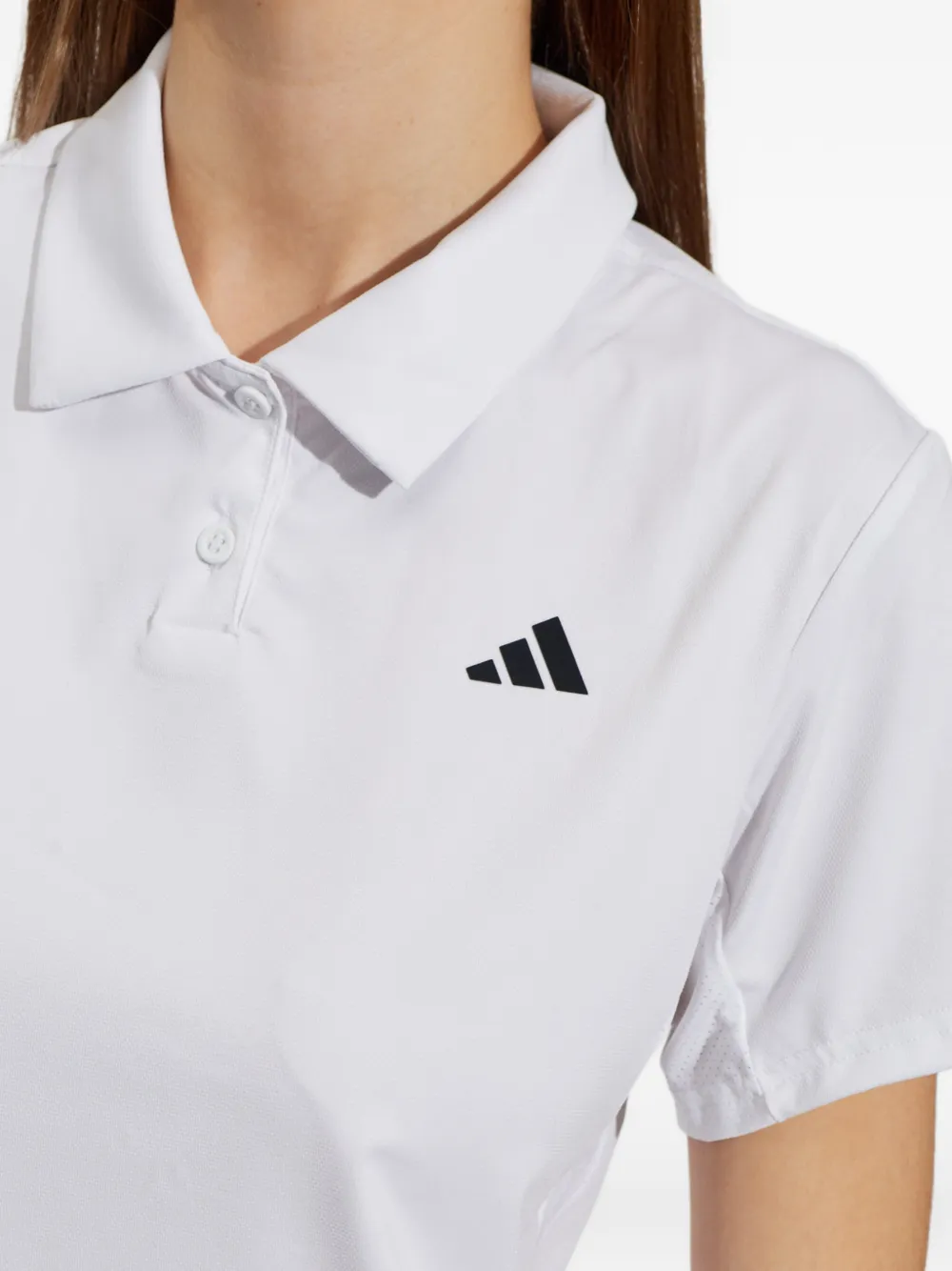 adidas Poloshirt met logoprint Wit