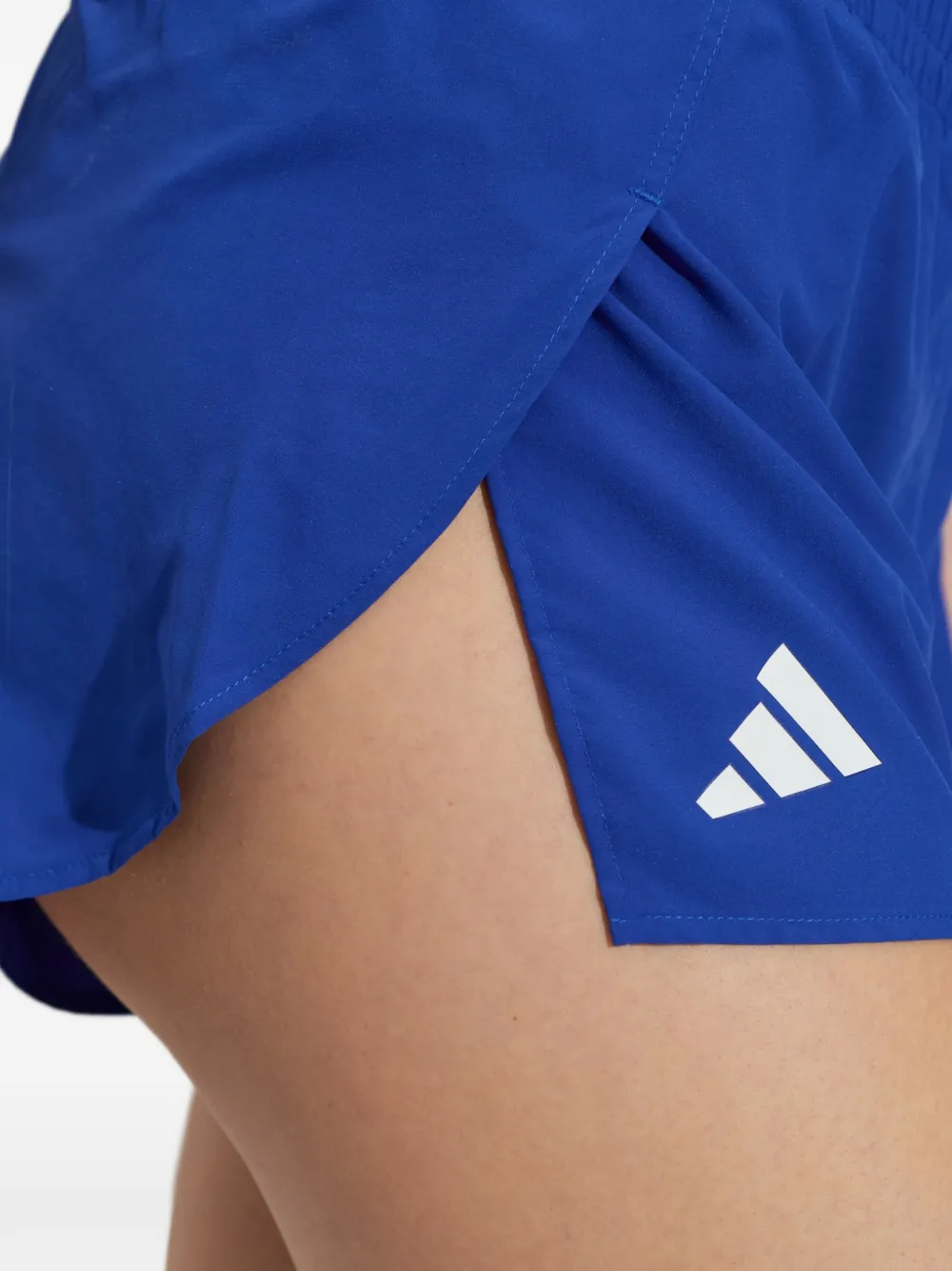 adidas Adizero logoprinten shorts Blauw
