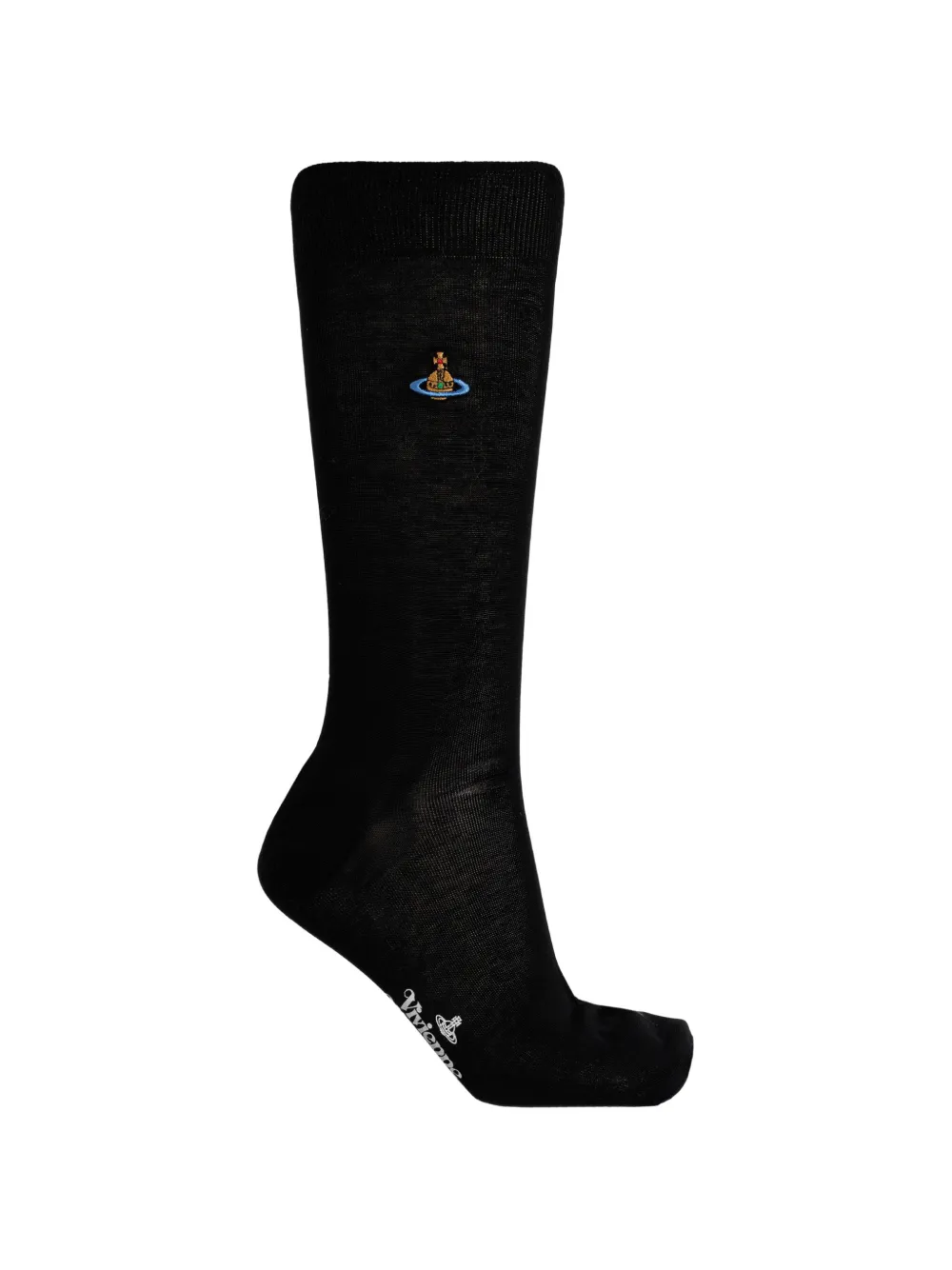 Vivienne Westwood Orb-embroidered socks - Schwarz
