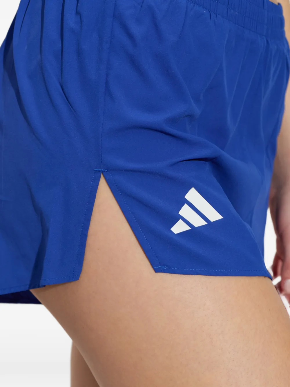 adidas Adizero logoprinten shorts Blauw
