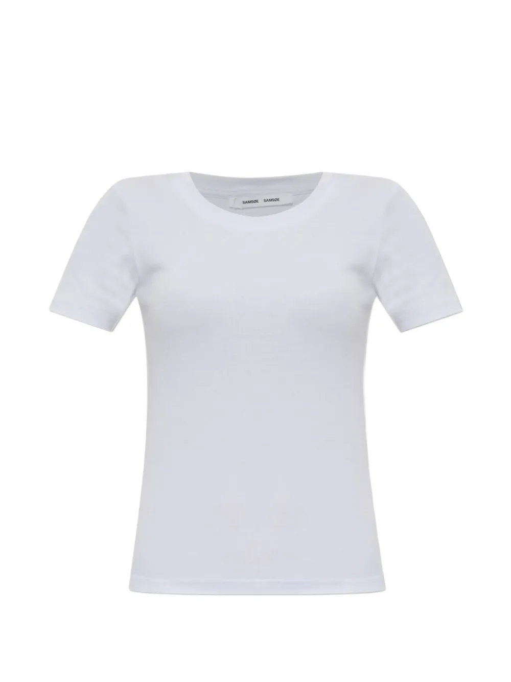 Samsoe & Samsoe Saalexis Ribbed T-shirt In White