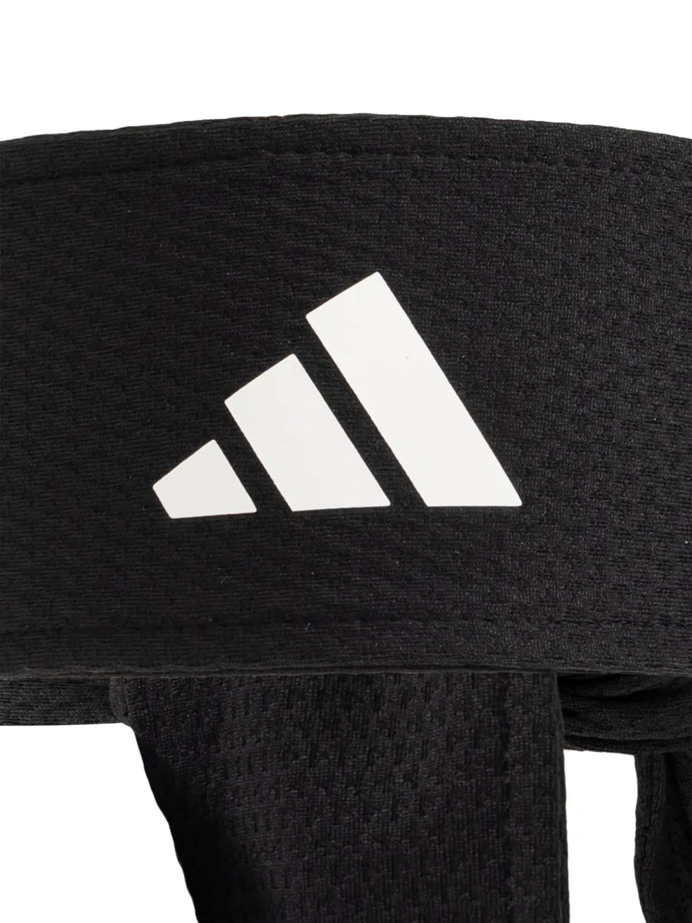 adidas Haarband met striksluiting op de logo-print Zwart
