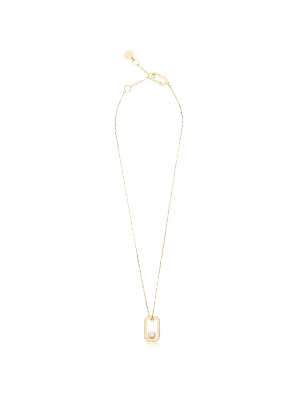 Allsaints Ellie Hex Necklace In Gold