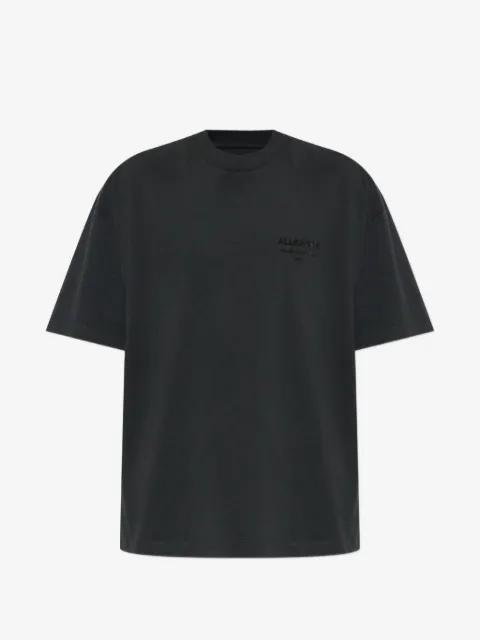 AllSaints Xander logo-embroidered T-shirt