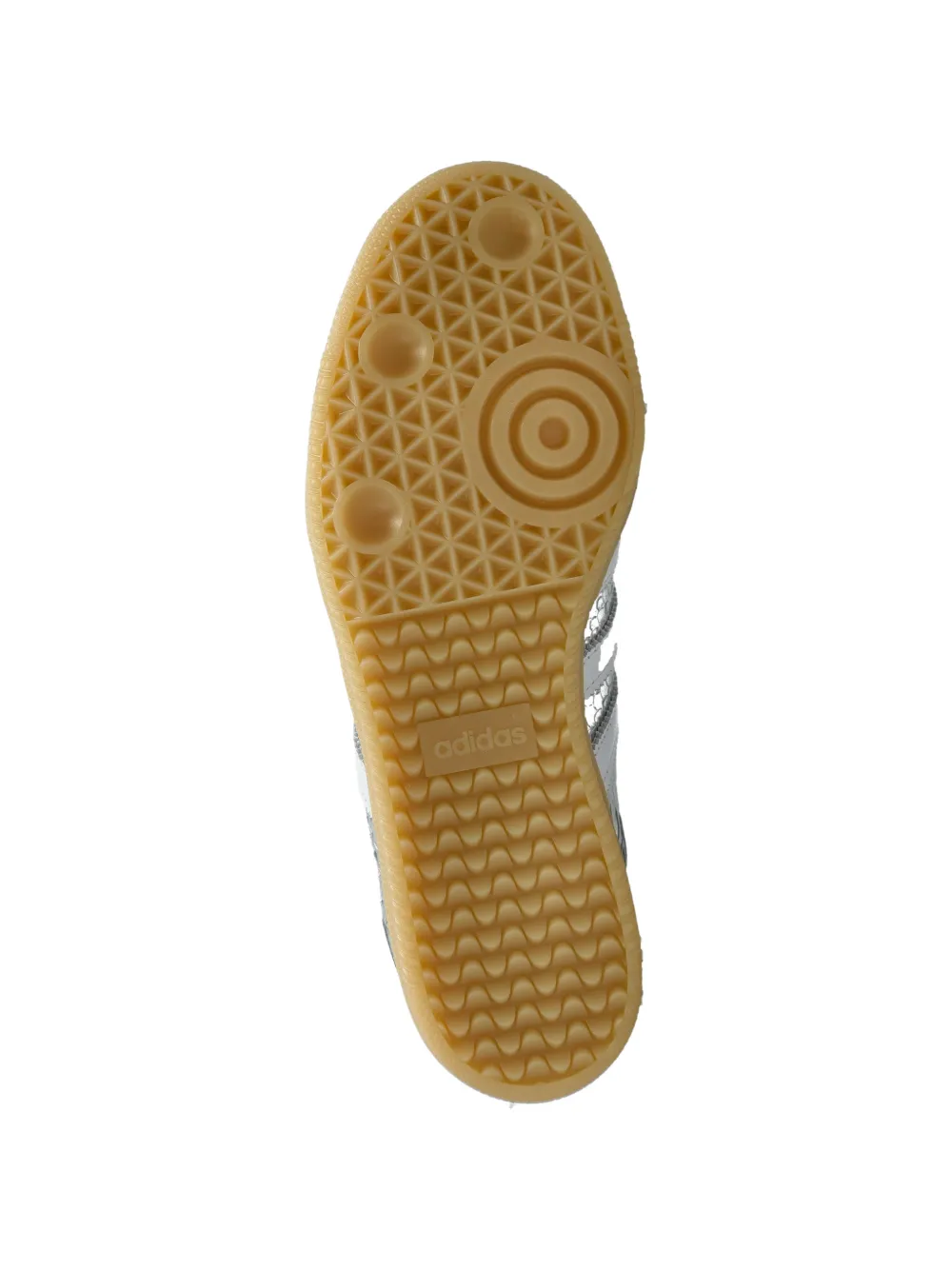 adidas Samba OG leren sneakers met slangenleer-effect Zilver