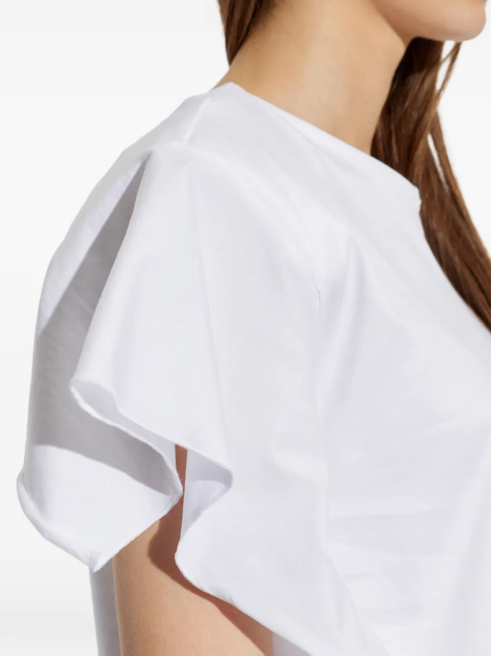 IRO Aslan mini-jurk met ruches Wit