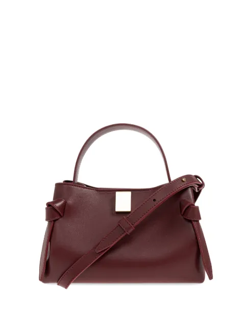 Yuzefi mini Gyoza knotted leather tote bag