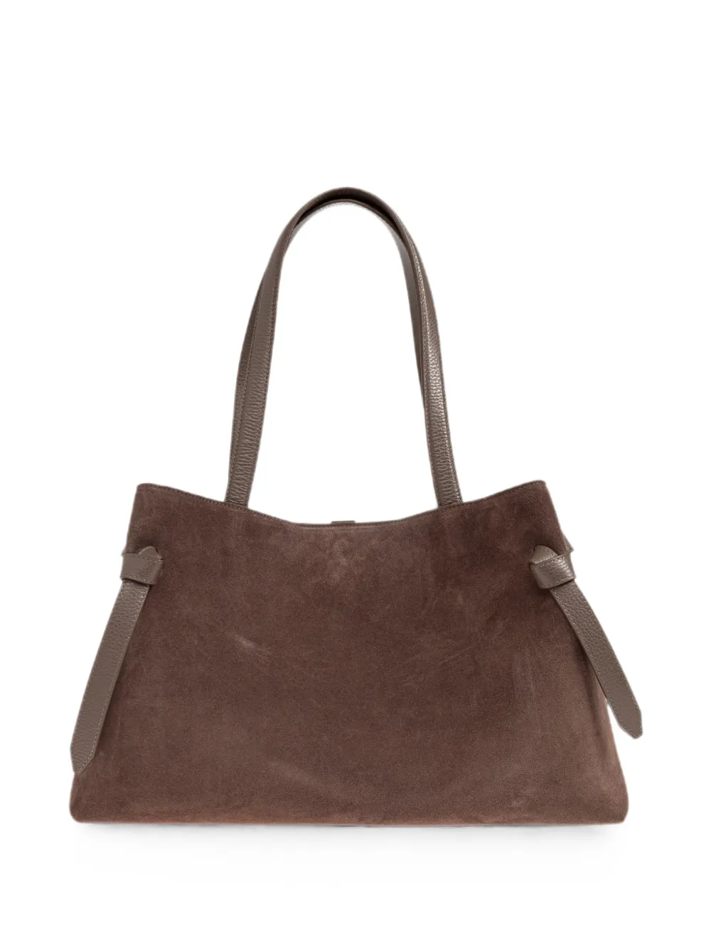Yuzefi Gyoza suède shopper Bruin