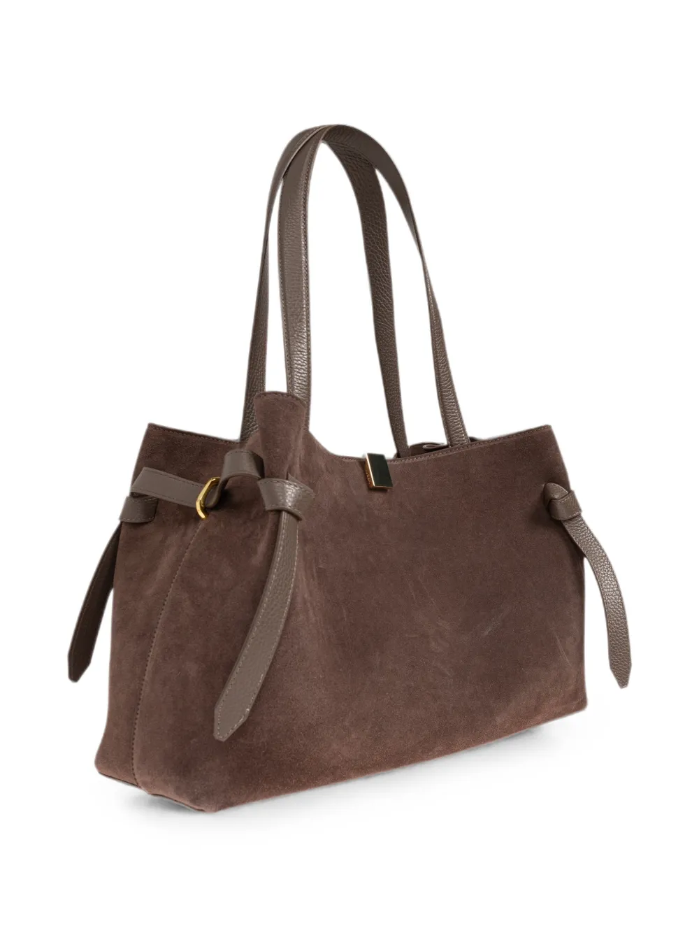 Yuzefi Gyoza suède shopper Bruin