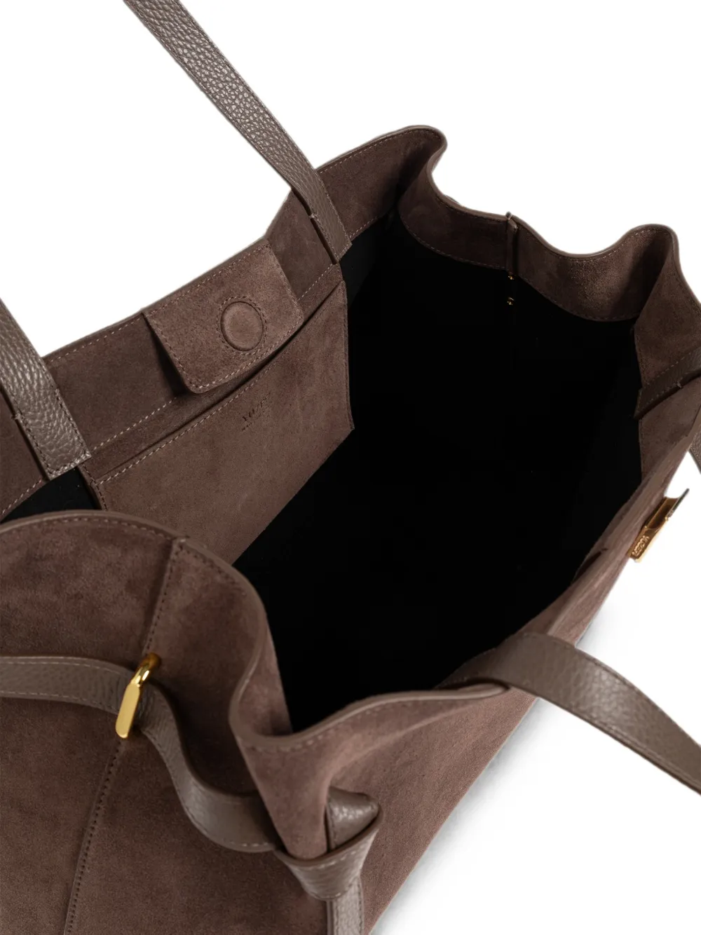 Yuzefi Gyoza suède shopper Bruin