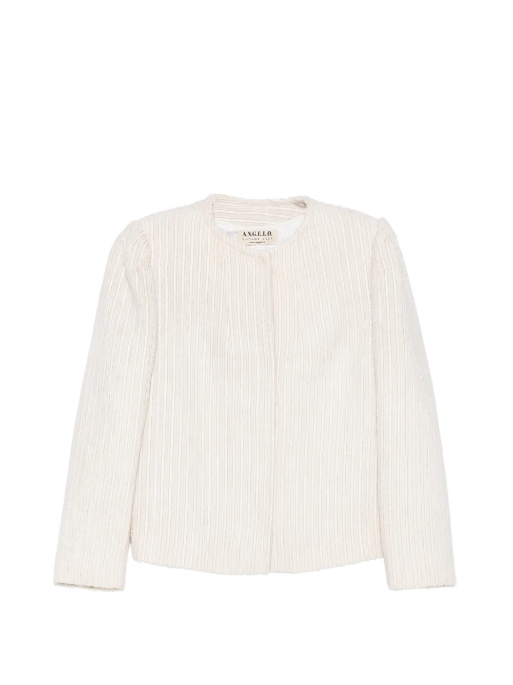 A.N.G.E.L.O. Vintage Cult 1980s ribbed-knit jacket - Toni neutri