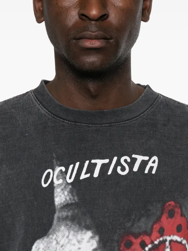RRR123 graphic-print T-shirt | Grey | FARFETCH GE