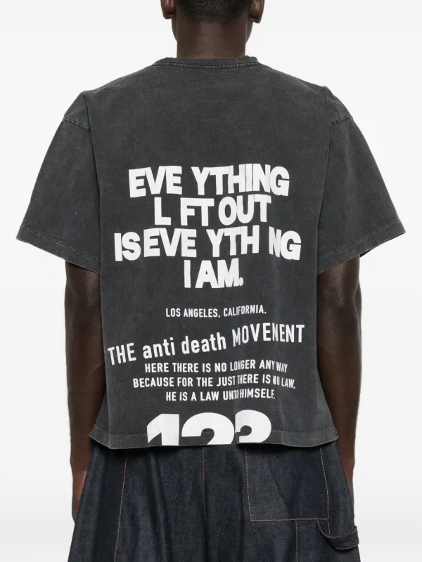 RRR123 graphic-print T-shirt | Grey | FARFETCH
