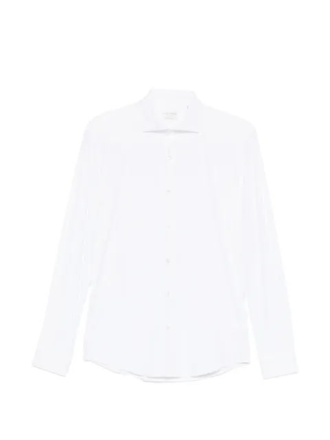 Alley Docks 963 long-sleeve spread-collar shirt